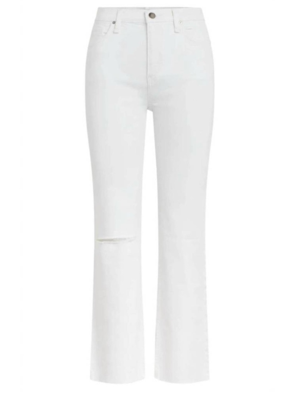 Hudson Jeans Remi High Waist Crop Straight Leg Jeans in Destroy White Shadow
